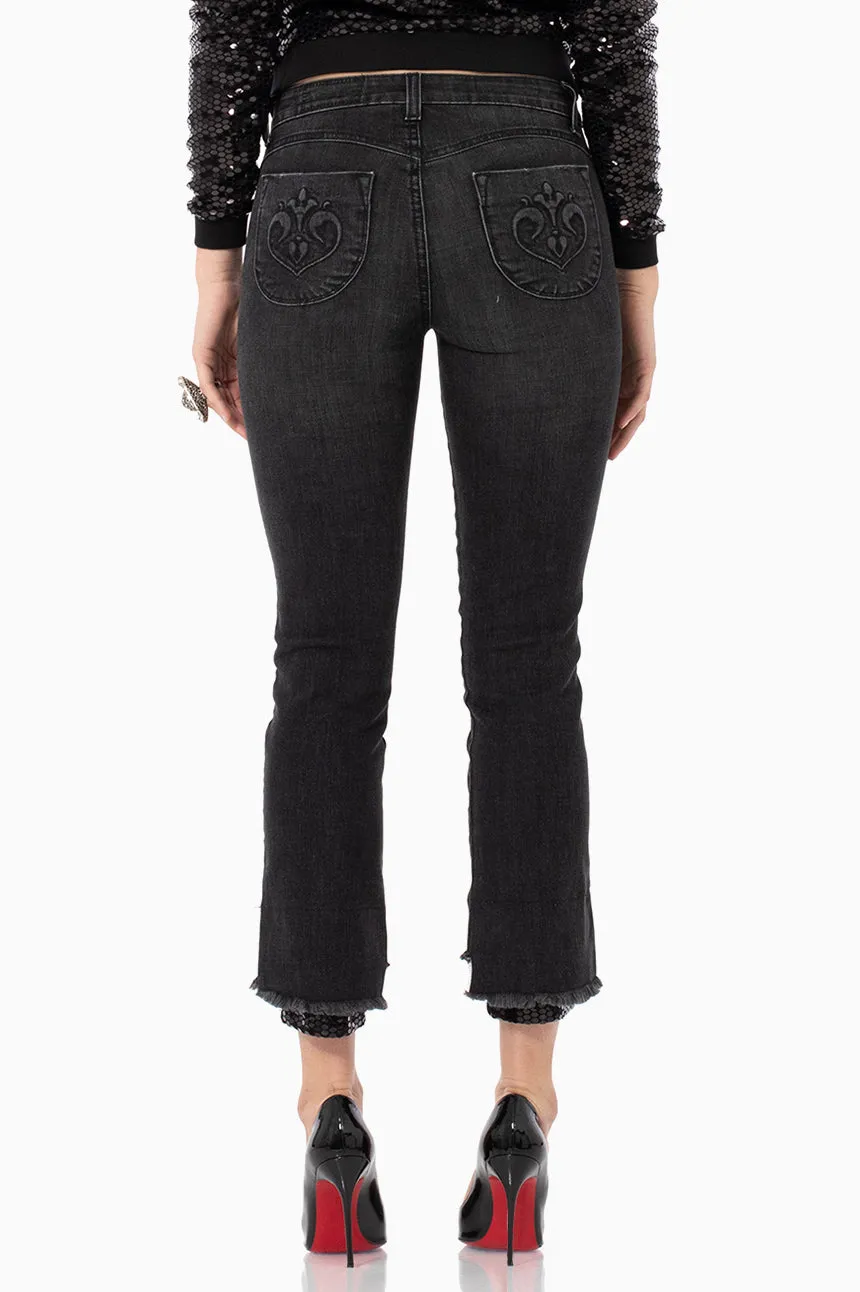 Bernice In Black Confetti