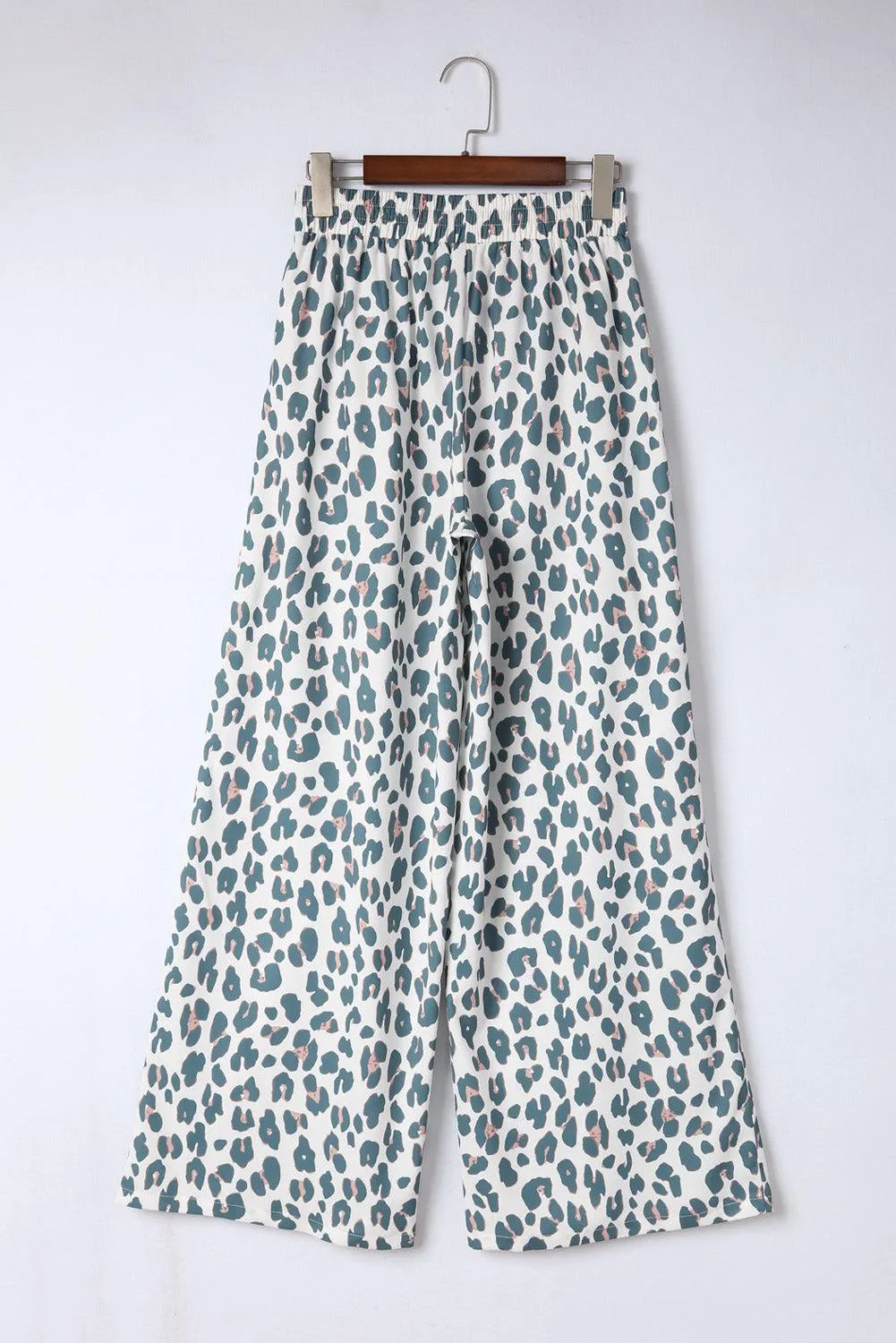 Blue Zone Planet |  Leopard Drawstring Waist Culottes