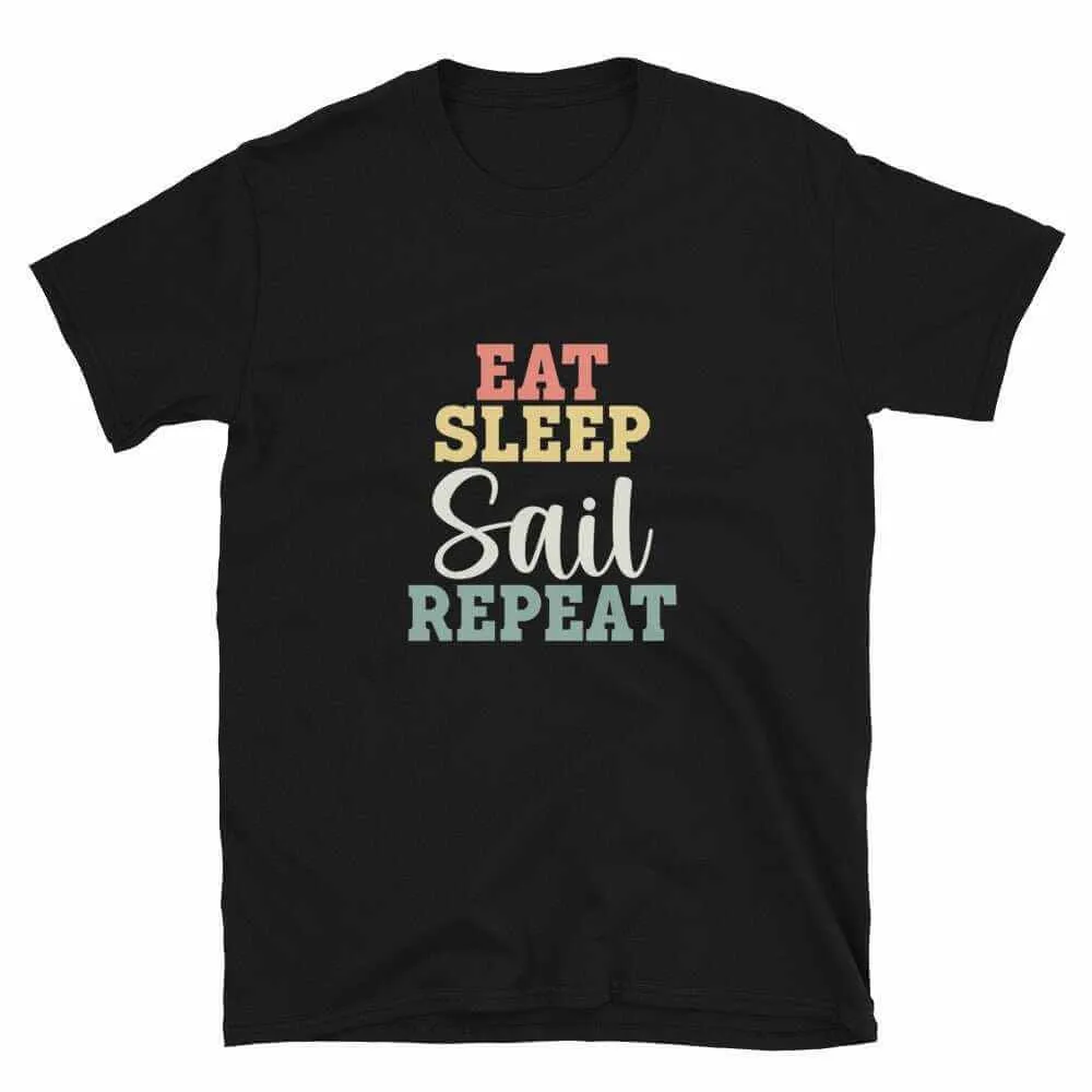 Boating T-Shirt - Eat Sleep Sail Repeat