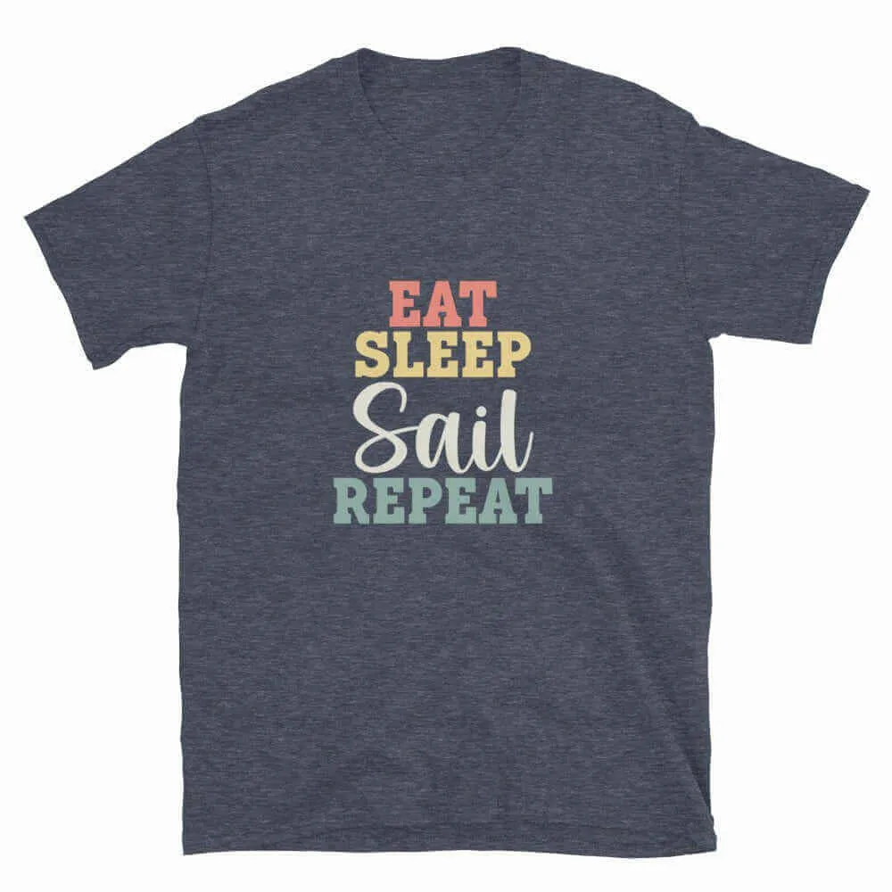 Boating T-Shirt - Eat Sleep Sail Repeat