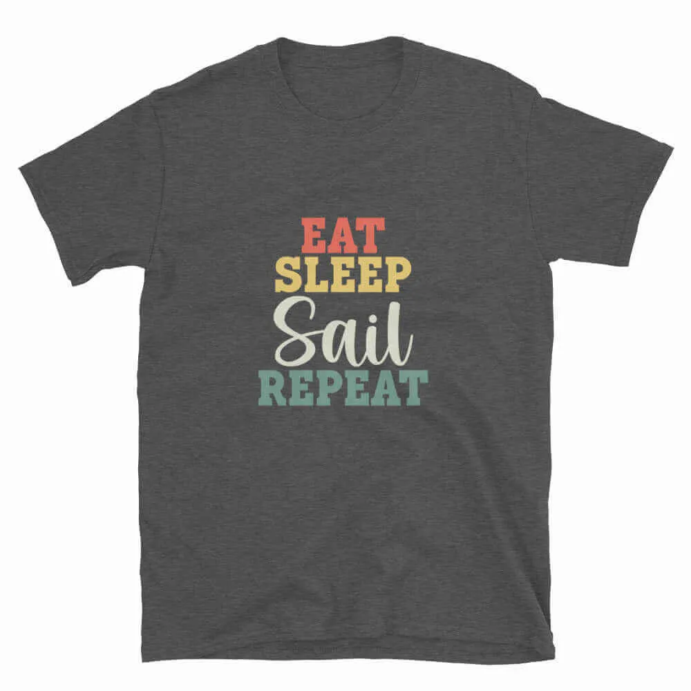 Boating T-Shirt - Eat Sleep Sail Repeat