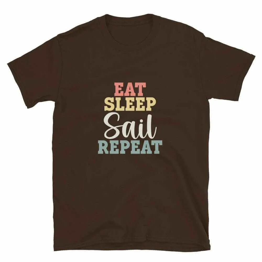 Boating T-Shirt - Eat Sleep Sail Repeat