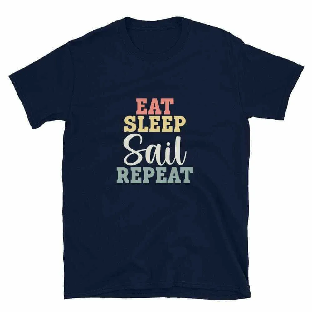 Boating T-Shirt - Eat Sleep Sail Repeat