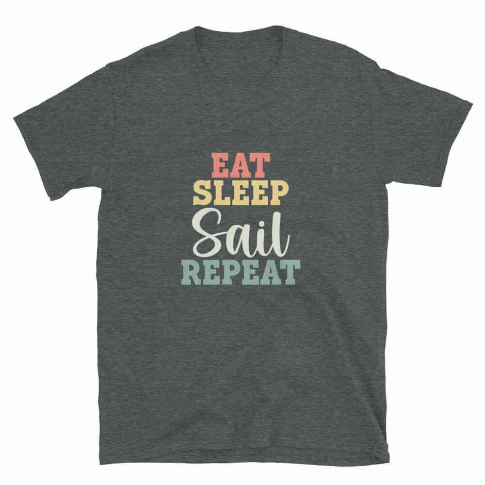 Boating T-Shirt - Eat Sleep Sail Repeat