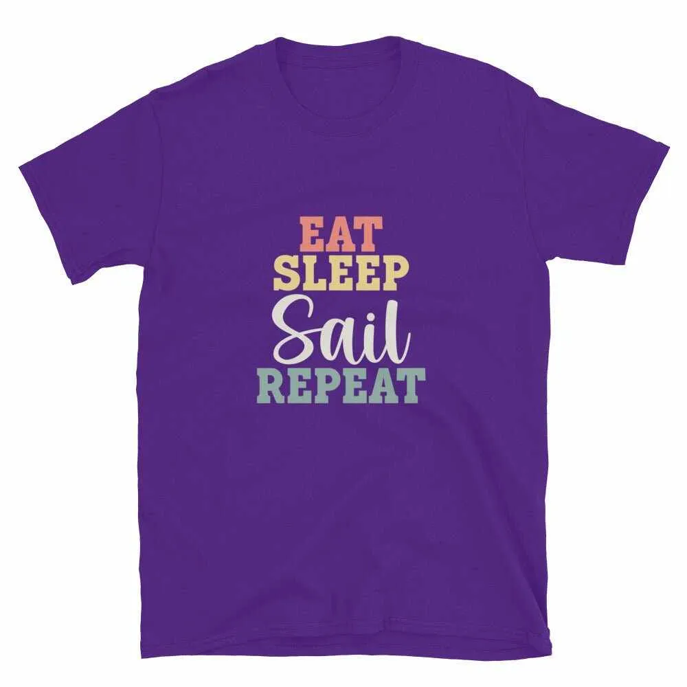 Boating T-Shirt - Eat Sleep Sail Repeat