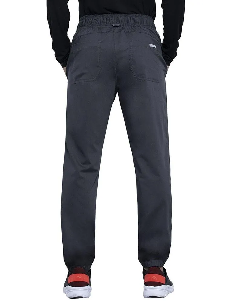 Cherokee Workwear Revolution Men's Jogger Scrub Pant | Pewter
