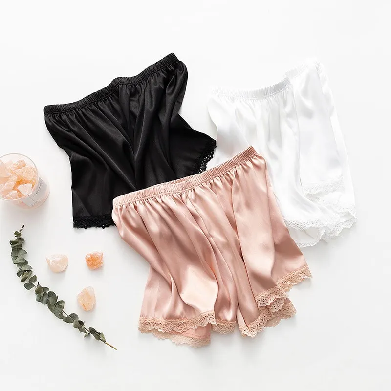 Harajuku Lace Pure Color Short