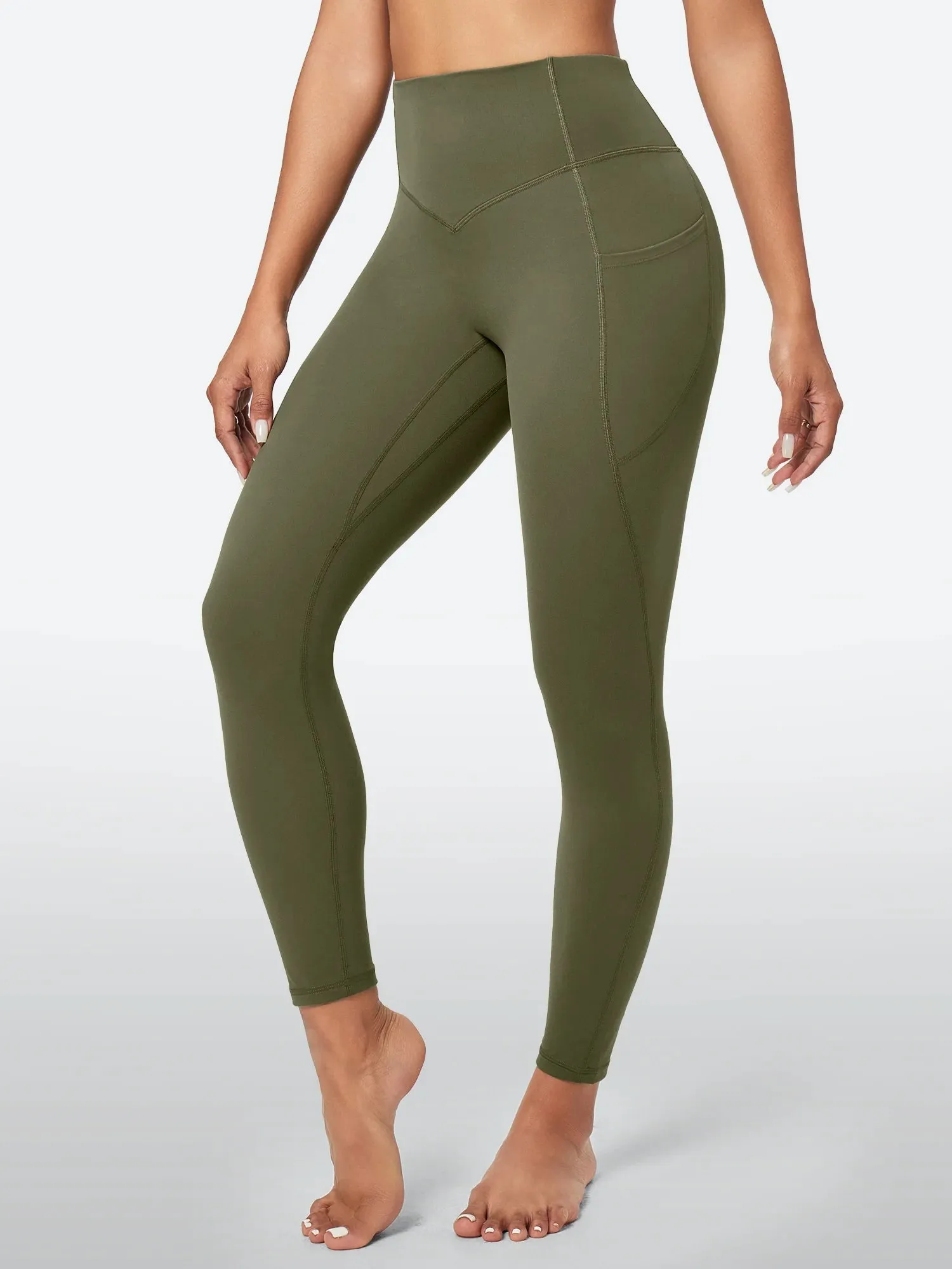 IUGA PowerTight™ Butt Lifting Scrunch No Front Seam Leggings With Pockets