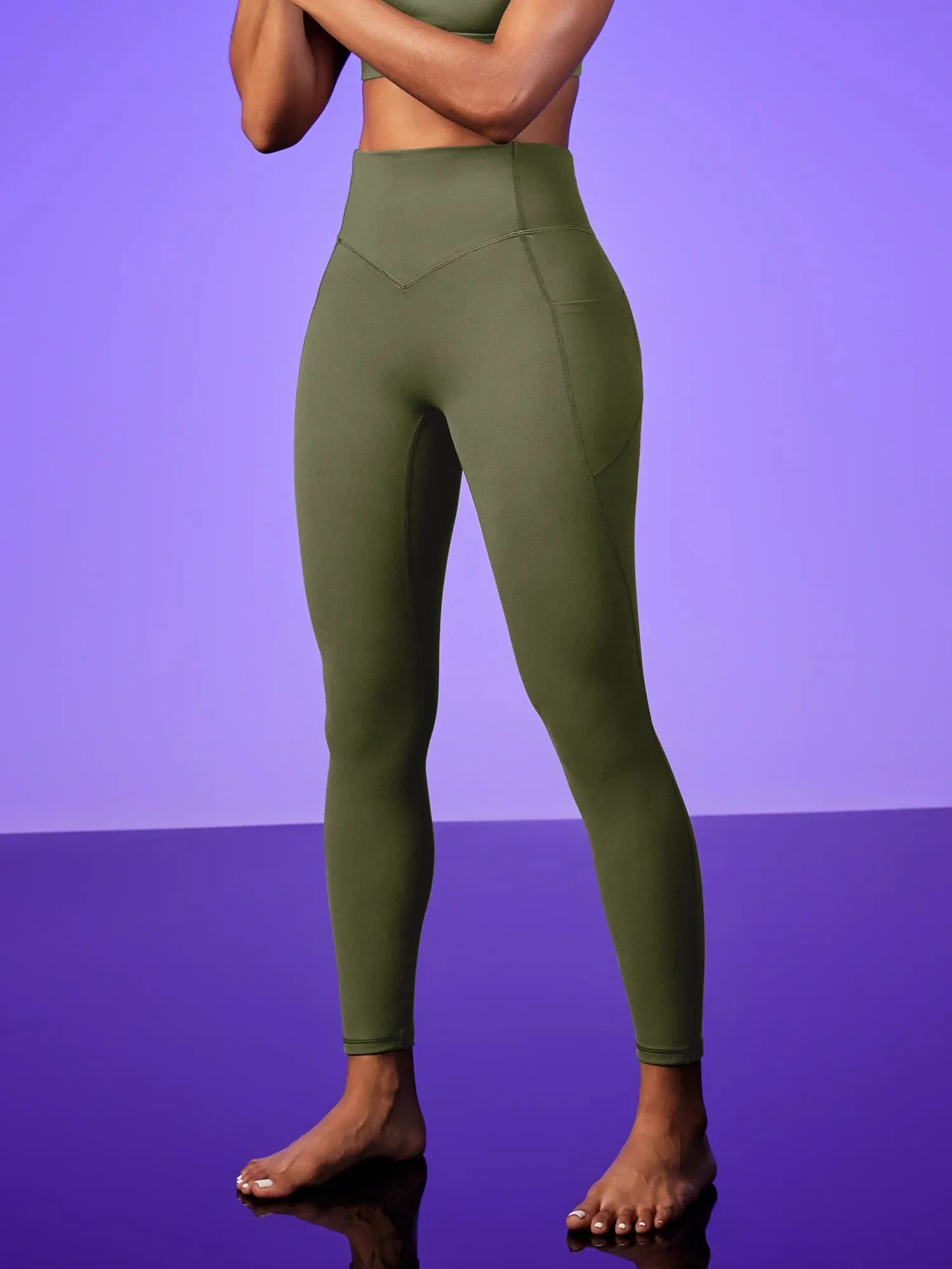 IUGA PowerTight™ Butt Lifting Scrunch No Front Seam Leggings With Pockets
