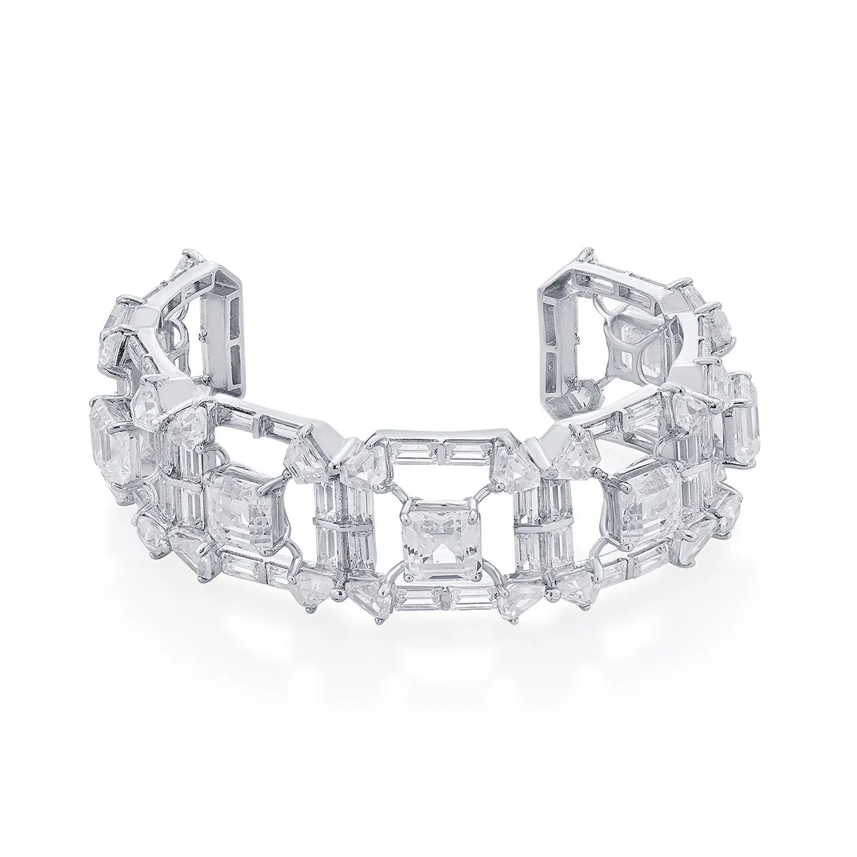 Louvre 925 Silver Octa Cuff