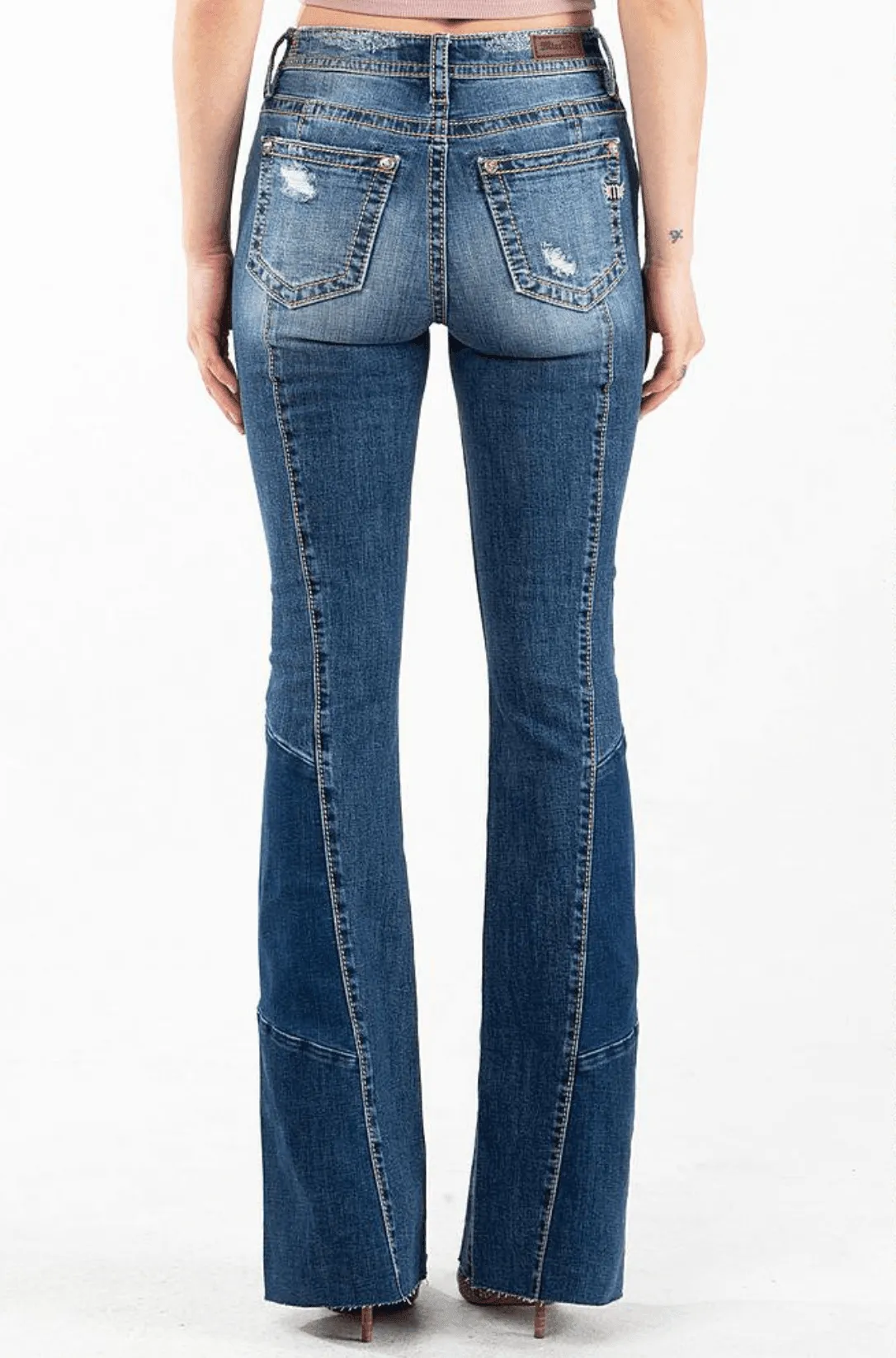 Miss Me High Rise Flare H3636F57