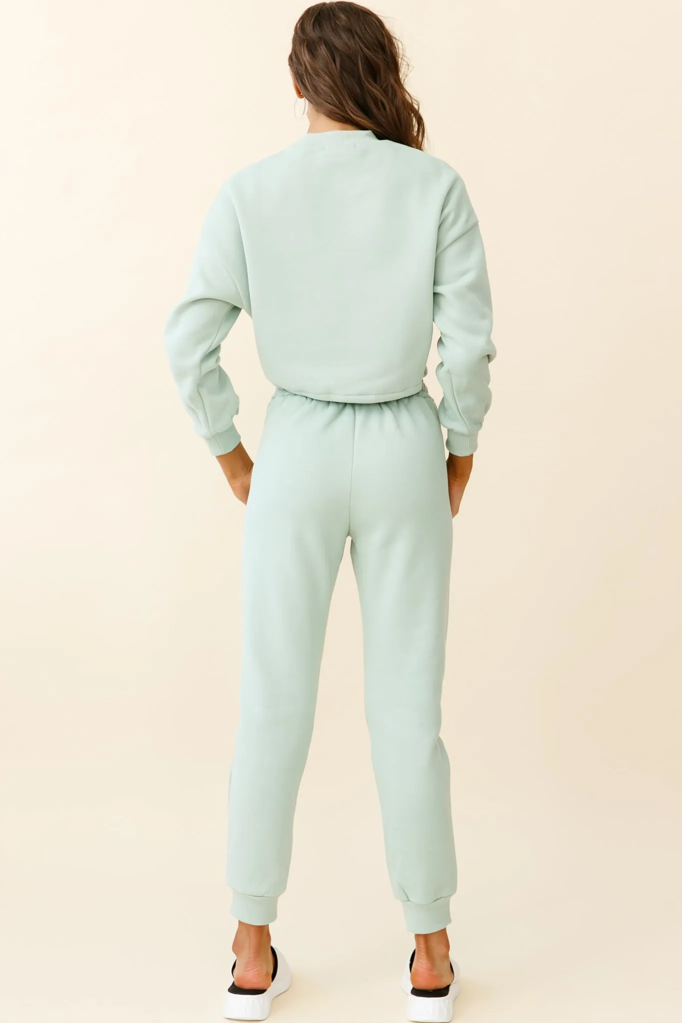 Monterey Elasticated Waist Jogger Pants Green
