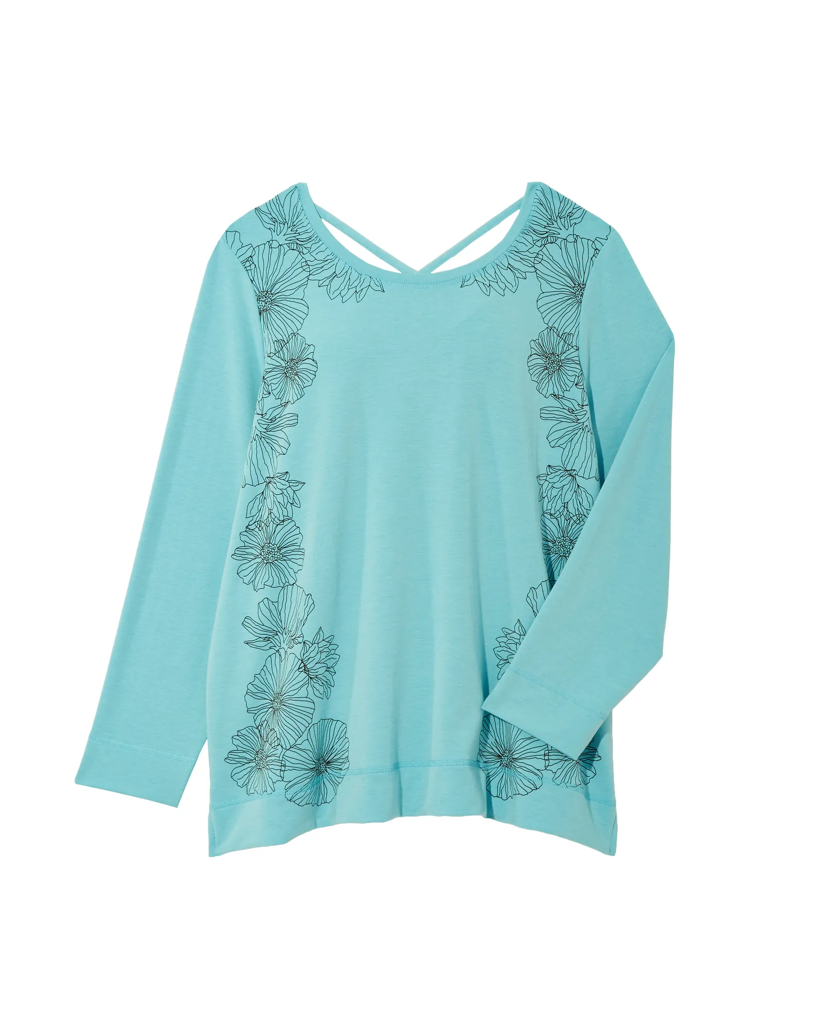 Olive Pullover with Back Details | Light Blue