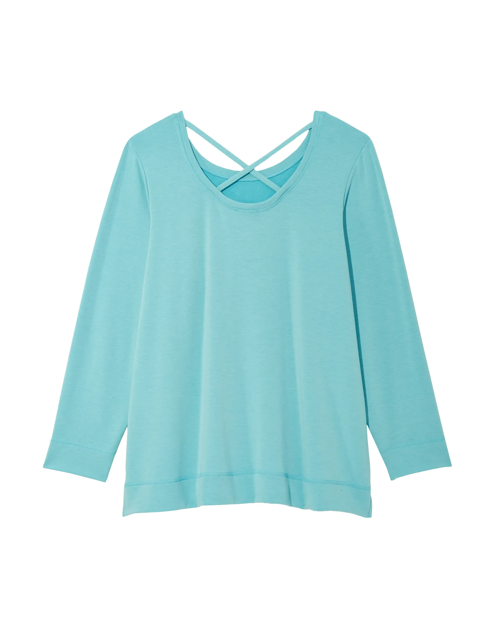 Olive Pullover with Back Details | Light Blue