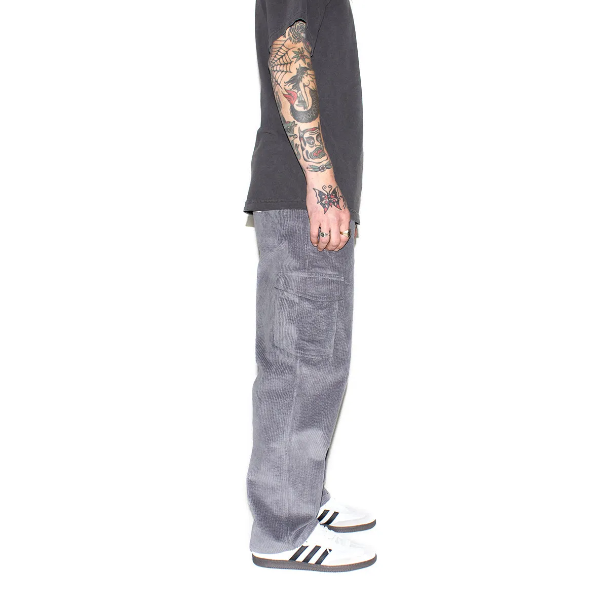 Relaxed Cargo Cord Pant