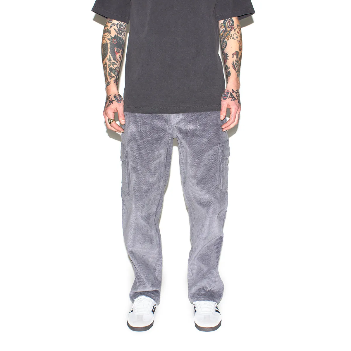 Relaxed Cargo Cord Pant