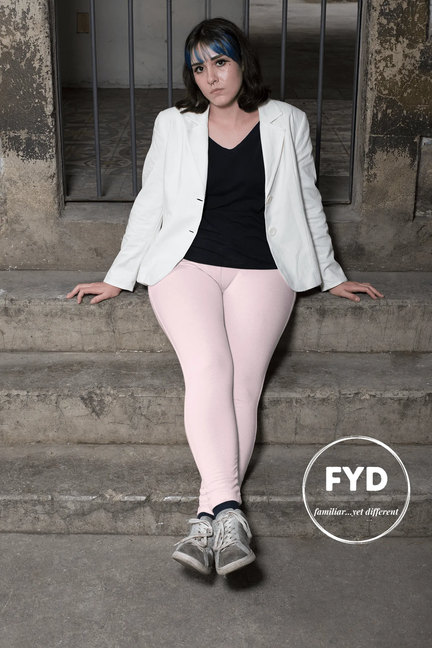 Size Inclusive Leggings with pockets in pastel pink
