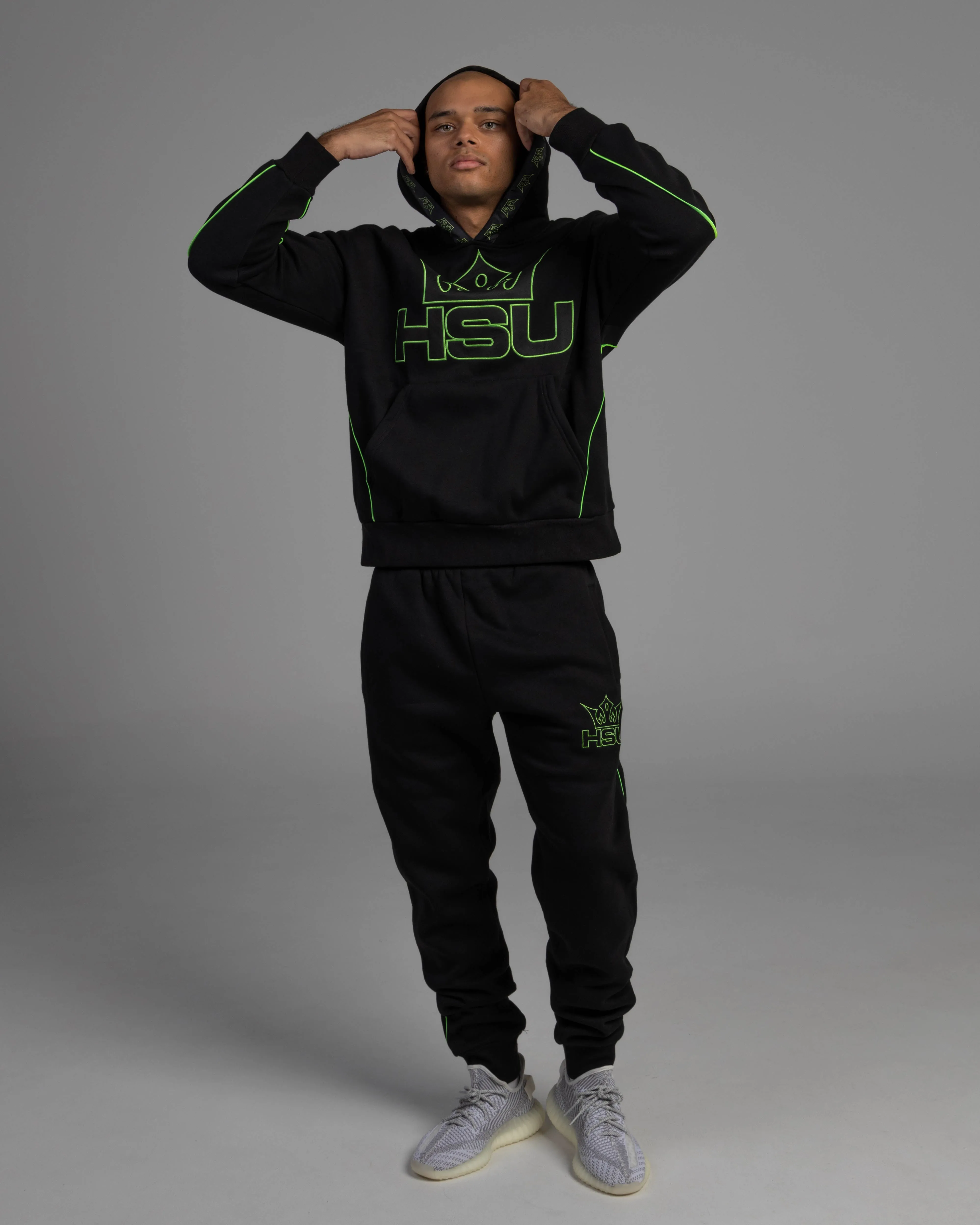 TRACK PANTS - NEON GREEN