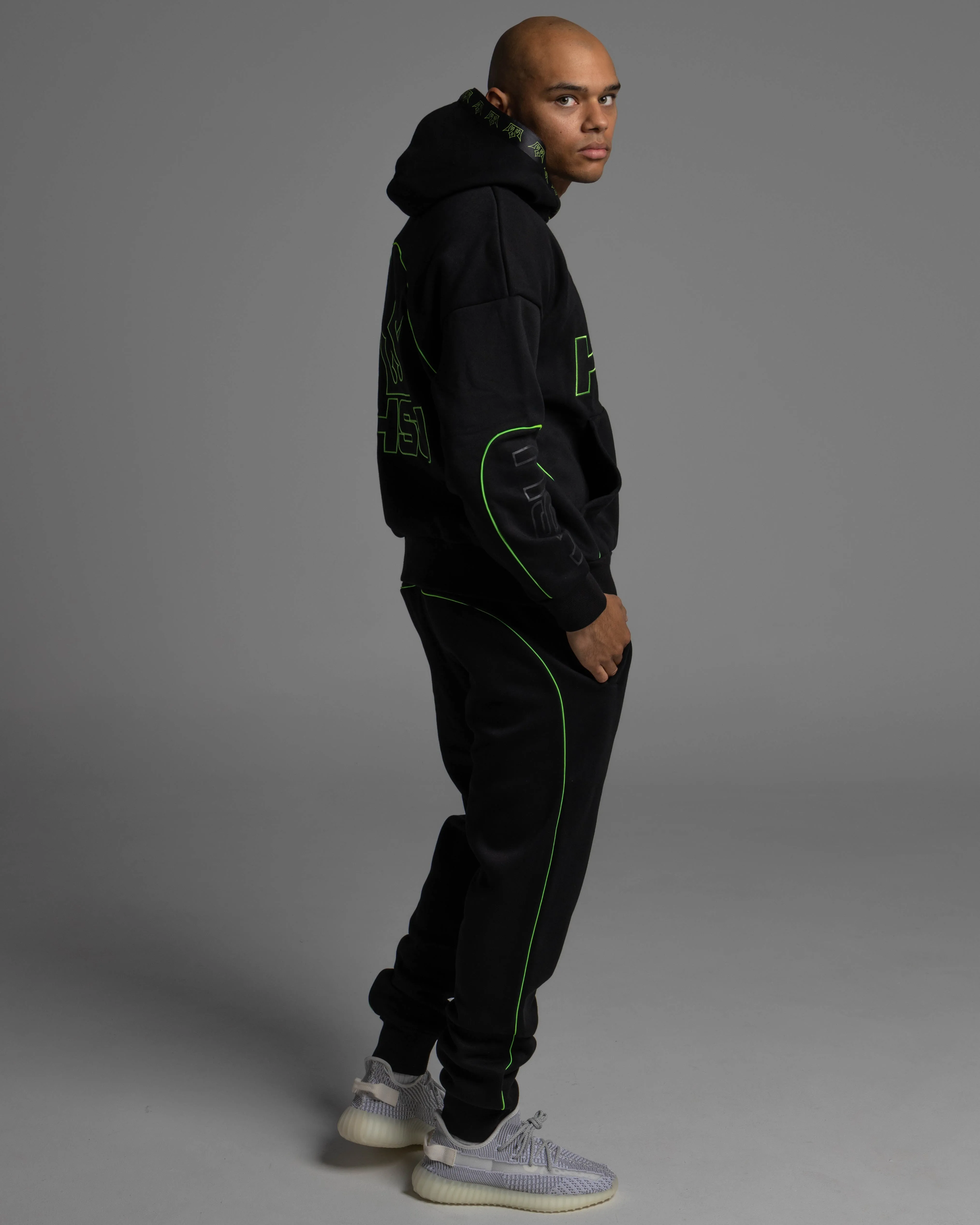 TRACK PANTS - NEON GREEN