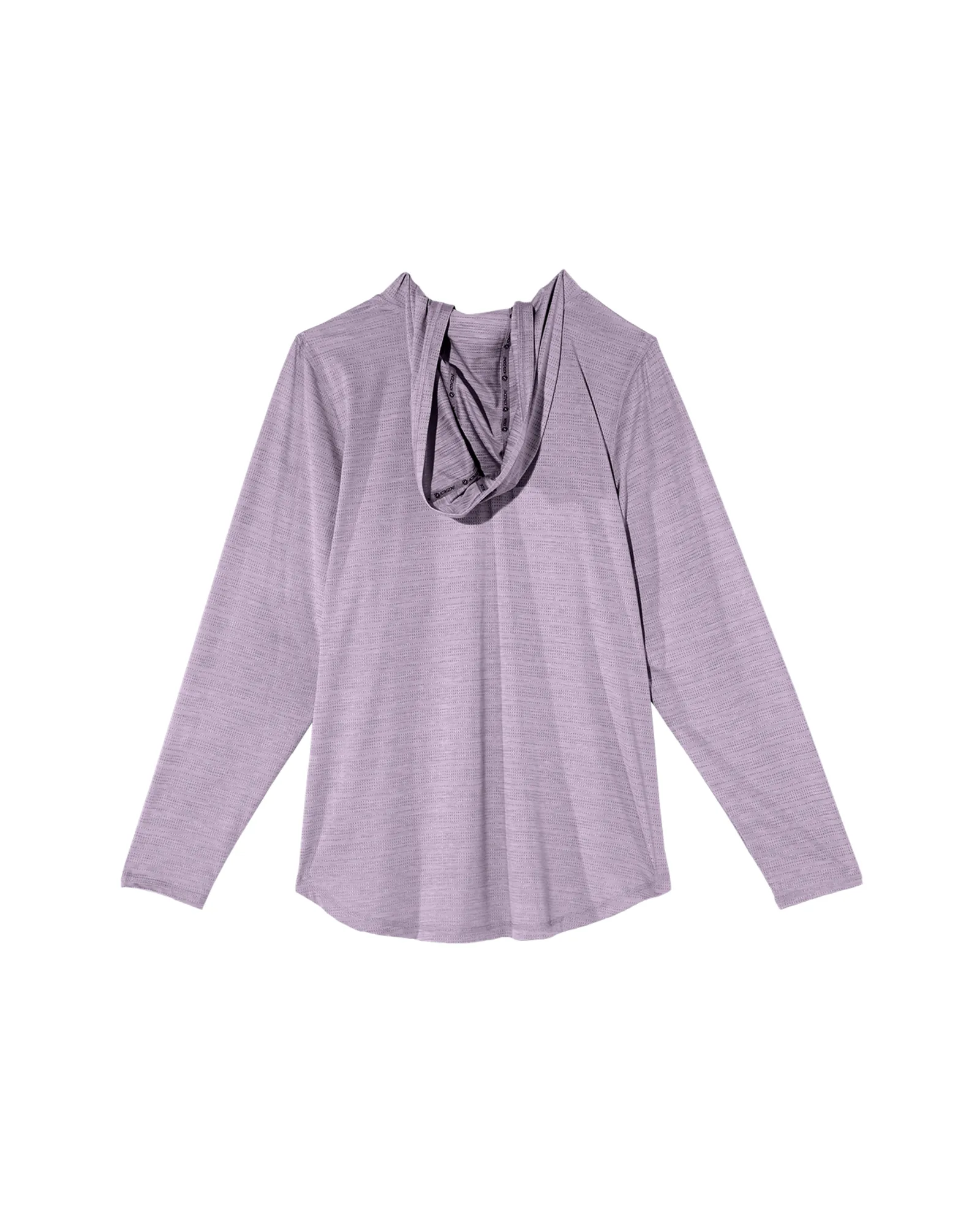 Wisteria Long Sleeve Hooded Tee | Purple